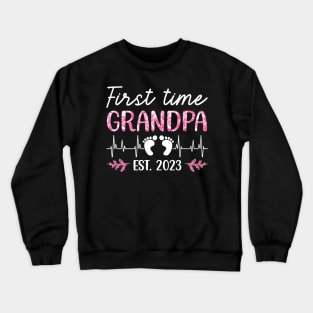 First time grandpa 2023 Crewneck Sweatshirt